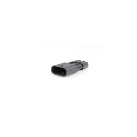 Molex Pin & Sleeve Plug, Three Phase, 3 Pole, Black 207778-0003